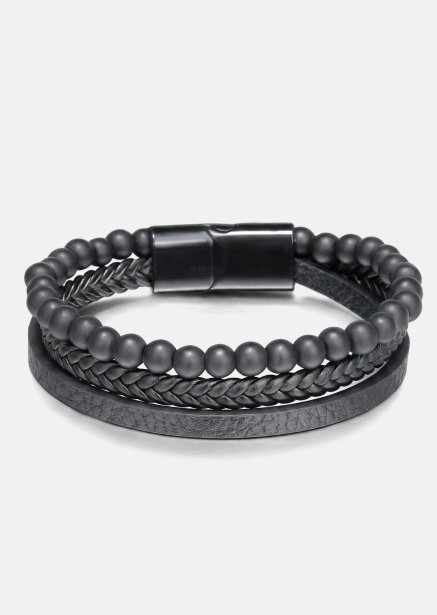 Lederarmband Raven Forge