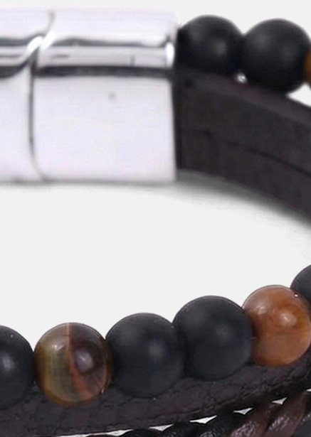 Lederarmband Titan Crest