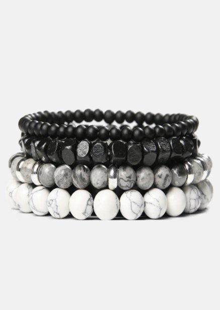 Perlenarmband Obsidian Nexus