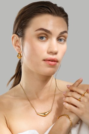 Ring Flow - 18k vergoldet