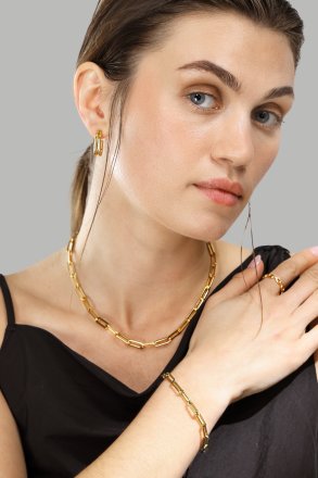 Ring Bold Chain - 18K Vergoldet