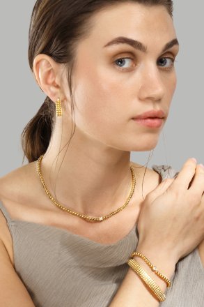 Ohrringe Sfera – 18k Vergoldet