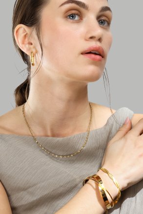 Halskette Twistad – 18k Vergoldet