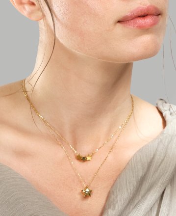 Halskette Stella – 18k Vergoldet