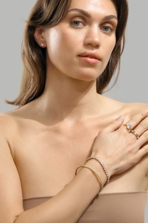 Ring Clarity - 18k Vergoldet
