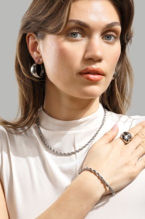 Celeste Ohrring - Versilbert