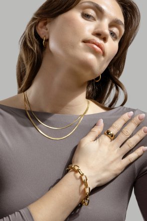 Ohrring Eleganceis - 18k Vergoldet