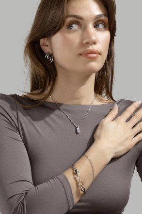 Armband Drift – Versilbert
