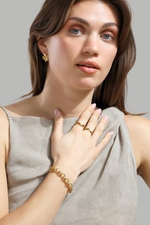 Armband The link - 18k Vergoldet