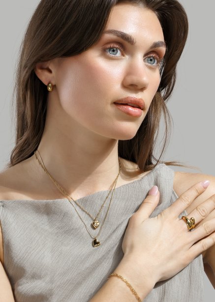 Ohrring Chic Hoops - 18k Vergoldet