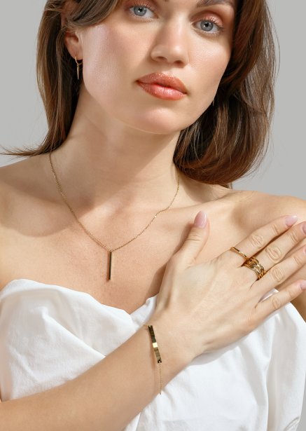 Halskette Line – 18k Vergoldet