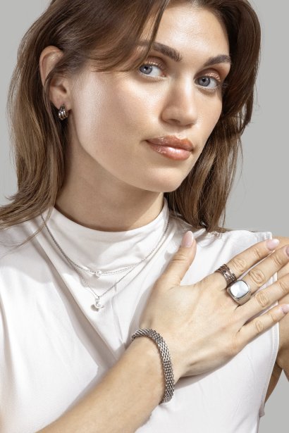 Armband Glowline- Versilbert