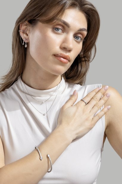 Celestara Ring - Versilbert