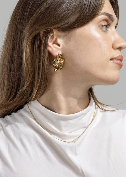 Halskette Dots - 18k Vergoldet