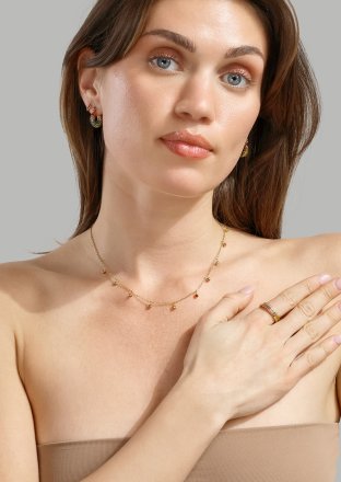 Prism Halskette – 18k Vergoldet
