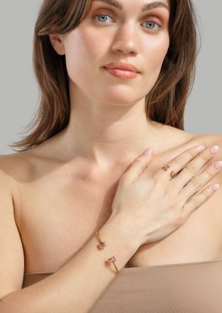 Ring Rosé Duo - 18k Vergoldet