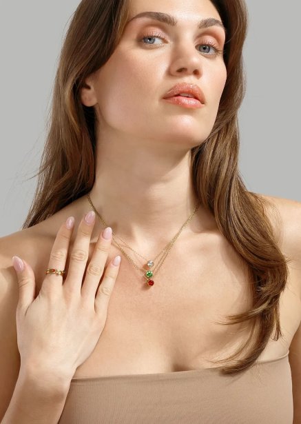 Trinity Prisma Ring - 18k Vergoldet