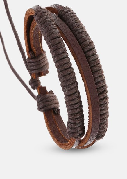 Lederarmband Echelon Weave
