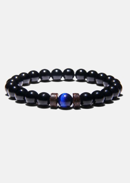 Perlenarmband Obsidian Axis