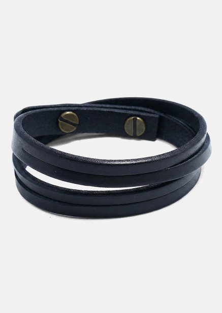 Lederarmband Ebon Twist