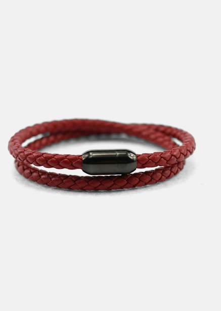 Lederarmband Crimson Edge