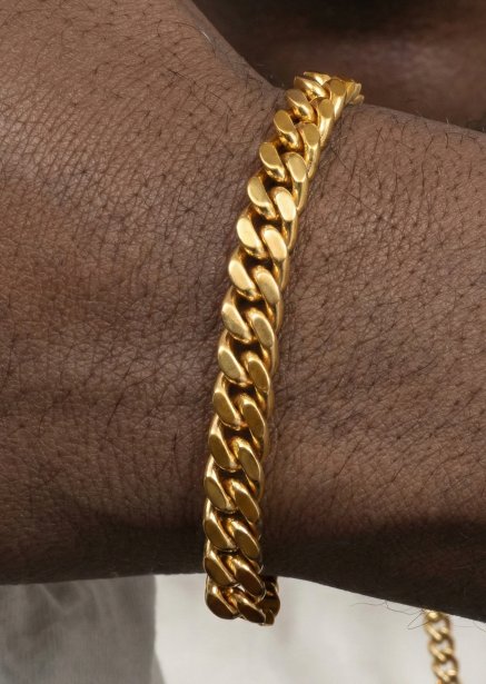 Armband Excalibur Link - 18k Vergoldet