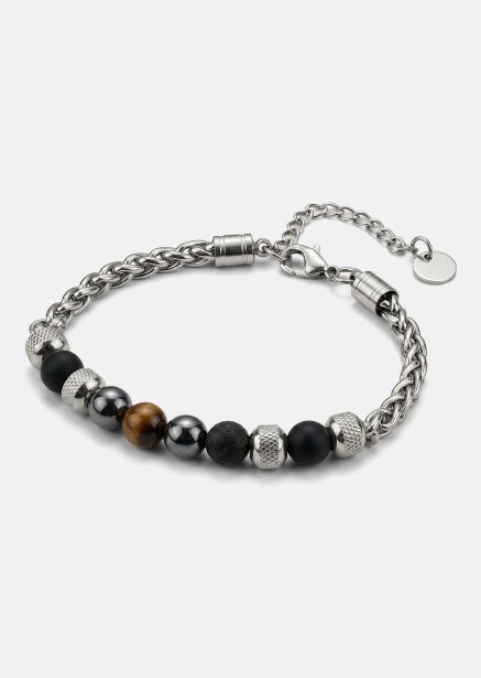 Perlenarmband Levon Flint