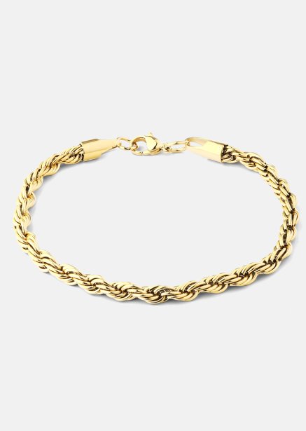 Armband Twisted Link- 18k Vergoldet