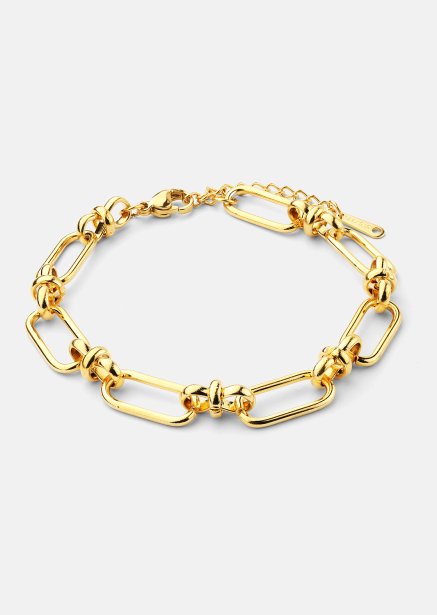 Armband Link Statement - 18k Vergoldet
