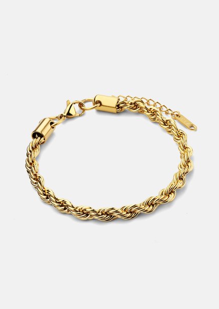 Armband Twistad Elegans - 18k Vergoldet