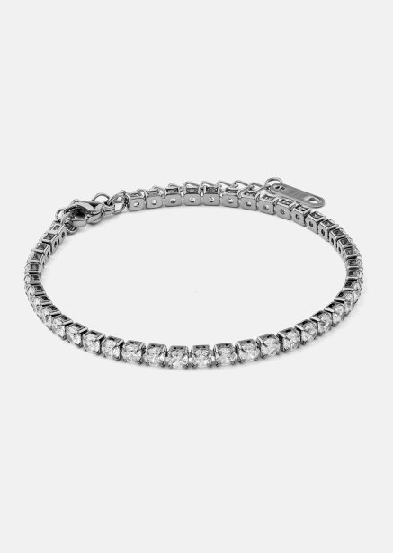 Armband Gloria Band 3 mm - Versilbert