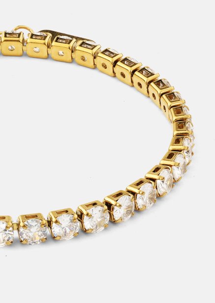 Armband Gloria Band 4mm - 18k Vergoldet