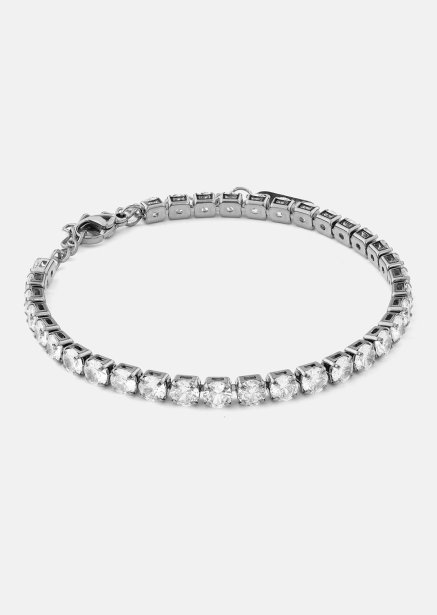 Armband Gloria Band 4 mm - Versilbert