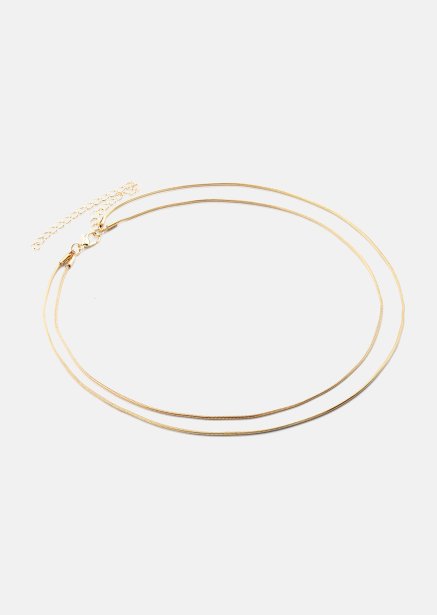Halskette Duo - 18k Vergoldet