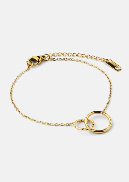 Armband Duo Rings- 18k Vergoldet