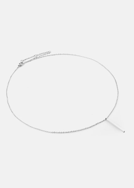 Halskette Line – Versilbert