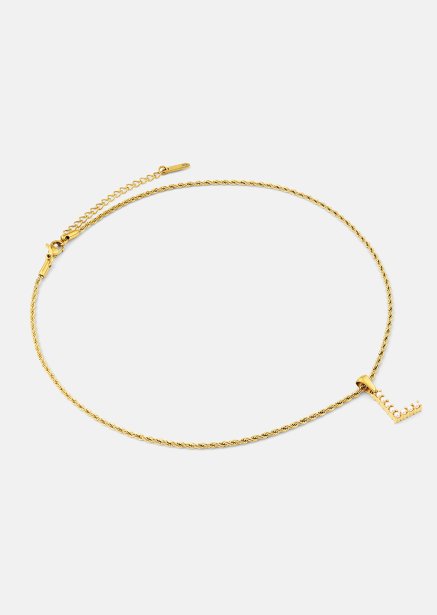Amulet A-N Halskette – 18k Vergoldet