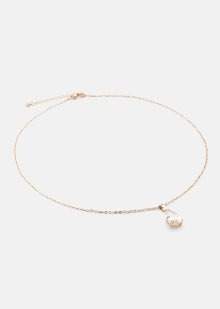 Halskette Luna Teardrop - Rose Vergoldet