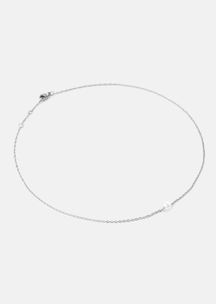 Halskette Pearl Grace – Versilbert