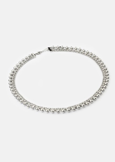 Halskette Layered Shine – Versilbert