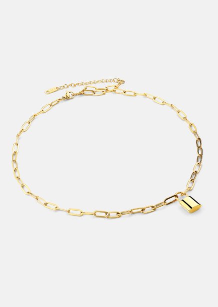 Halskette Golden Lock – 18k Vergoldet