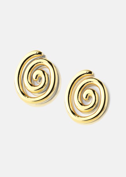 Resin Ohrring - 18k Vergoldet