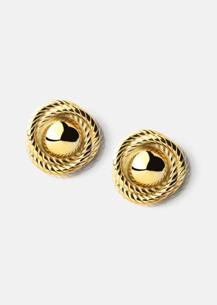Ohrring Regal Twist - 18k Vergoldet