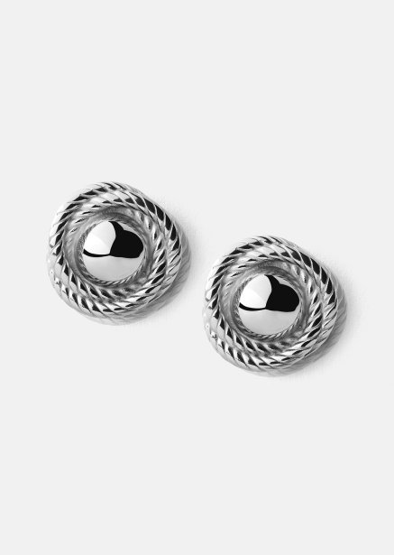 Ohrring Regal Twist - Versilbert