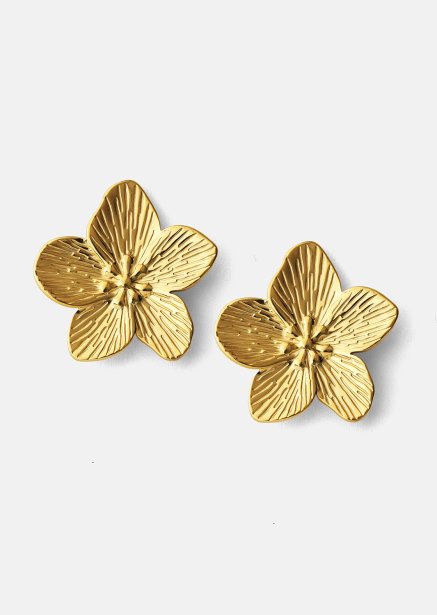 Ohrring Blossom - 18k Vergoldet
