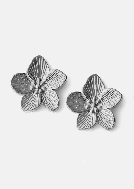 Ohrring Blossom - Versilbert