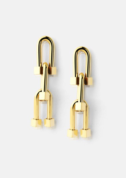Ohrringe Link Luxe – 18k Vergoldet