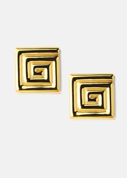 Ohrring Geometric Glow - 18k Vergoldet