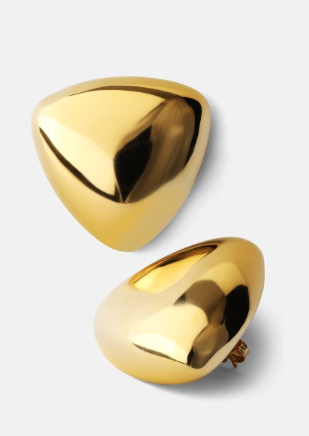Ohrringe Bold Curve – 18k Vergoldet