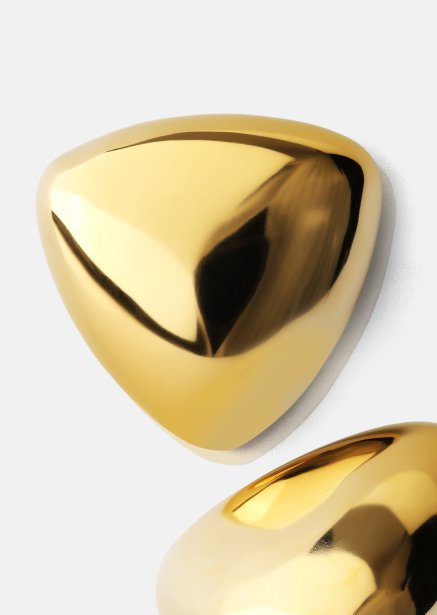 Ohrringe Bold Curve – 18k Vergoldet